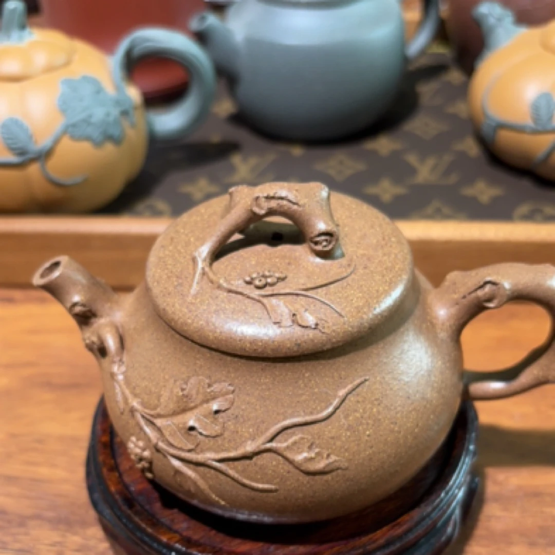 工艺美术大师紫砂老段泥硕果累累壶
