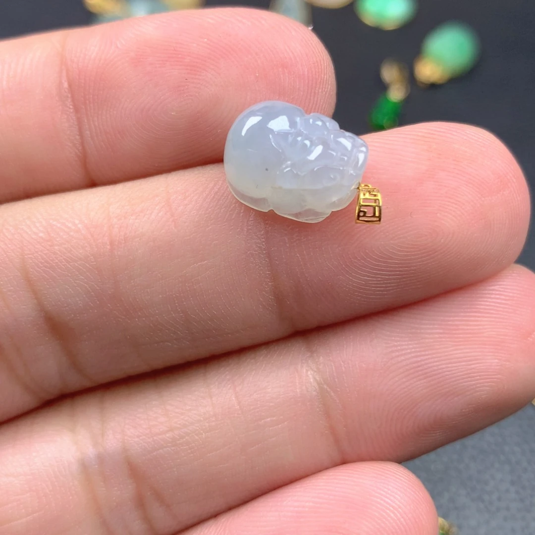 【闪购商品】颈饰18K金镶嵌翡翠翡翠