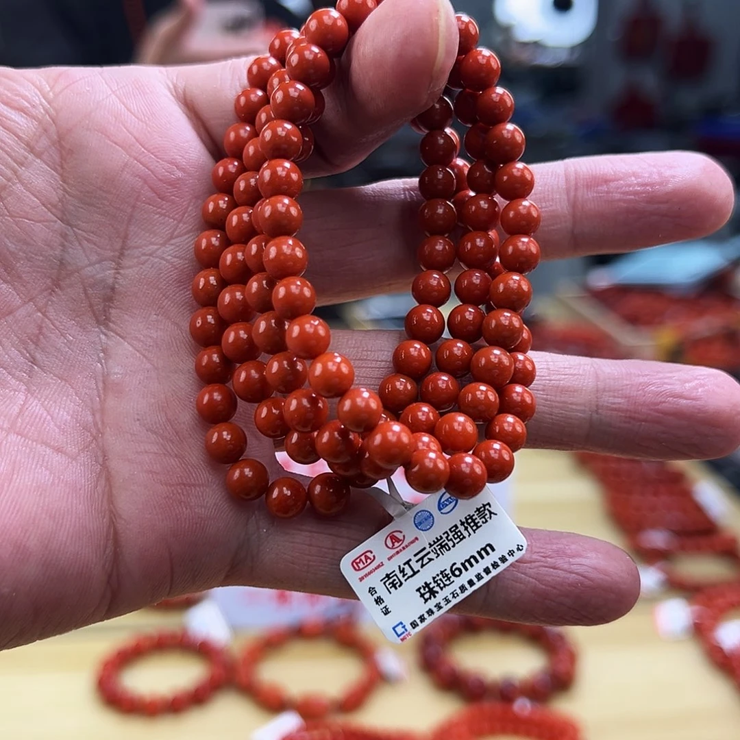 南红玛瑙买未镶嵌6mmmmm