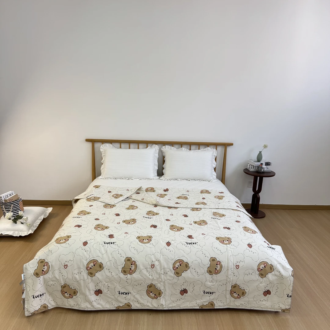 【花晨月夕夏被】精梳棉全棉活性印花夏凉被 空调被 一条 a