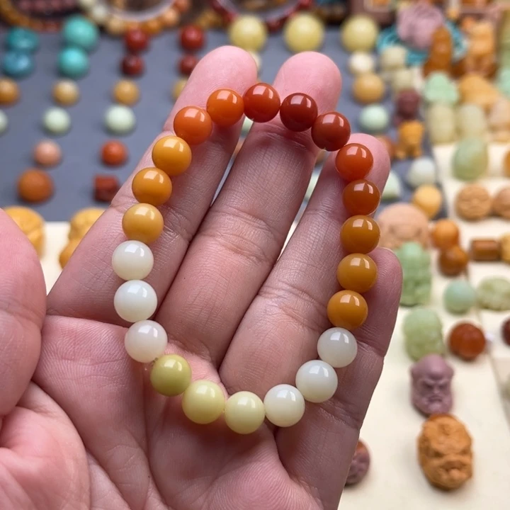 未镶嵌石英质玉（缅黄）珠宝半成品