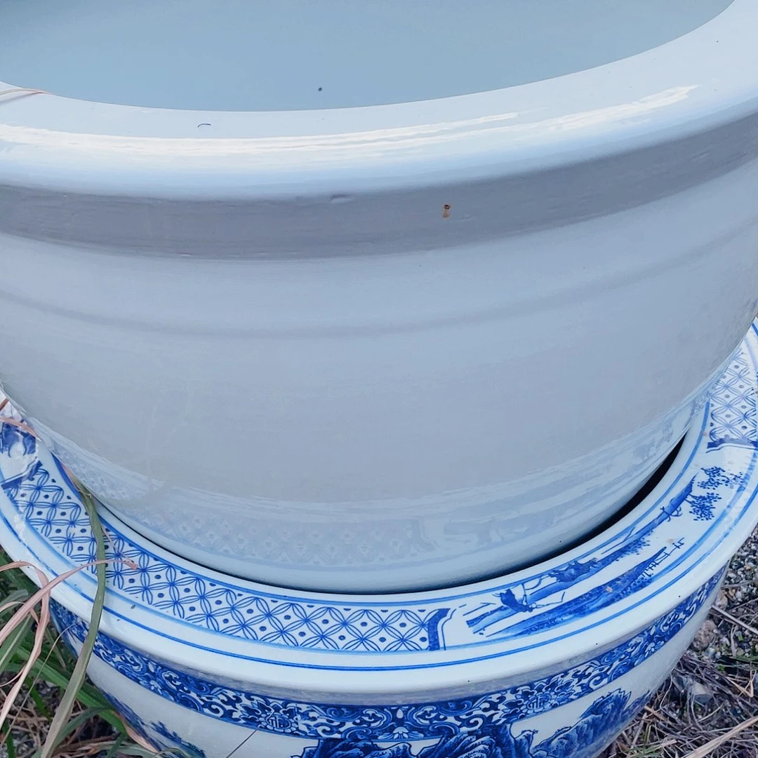 陶景德镇陶瓷鱼缸