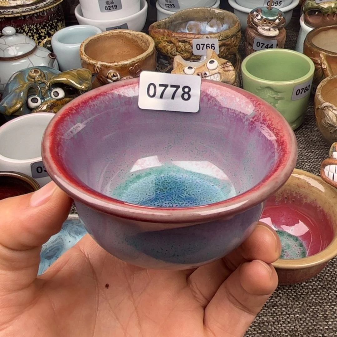 钧瓷杯子窑口自播原矿钧瓷37