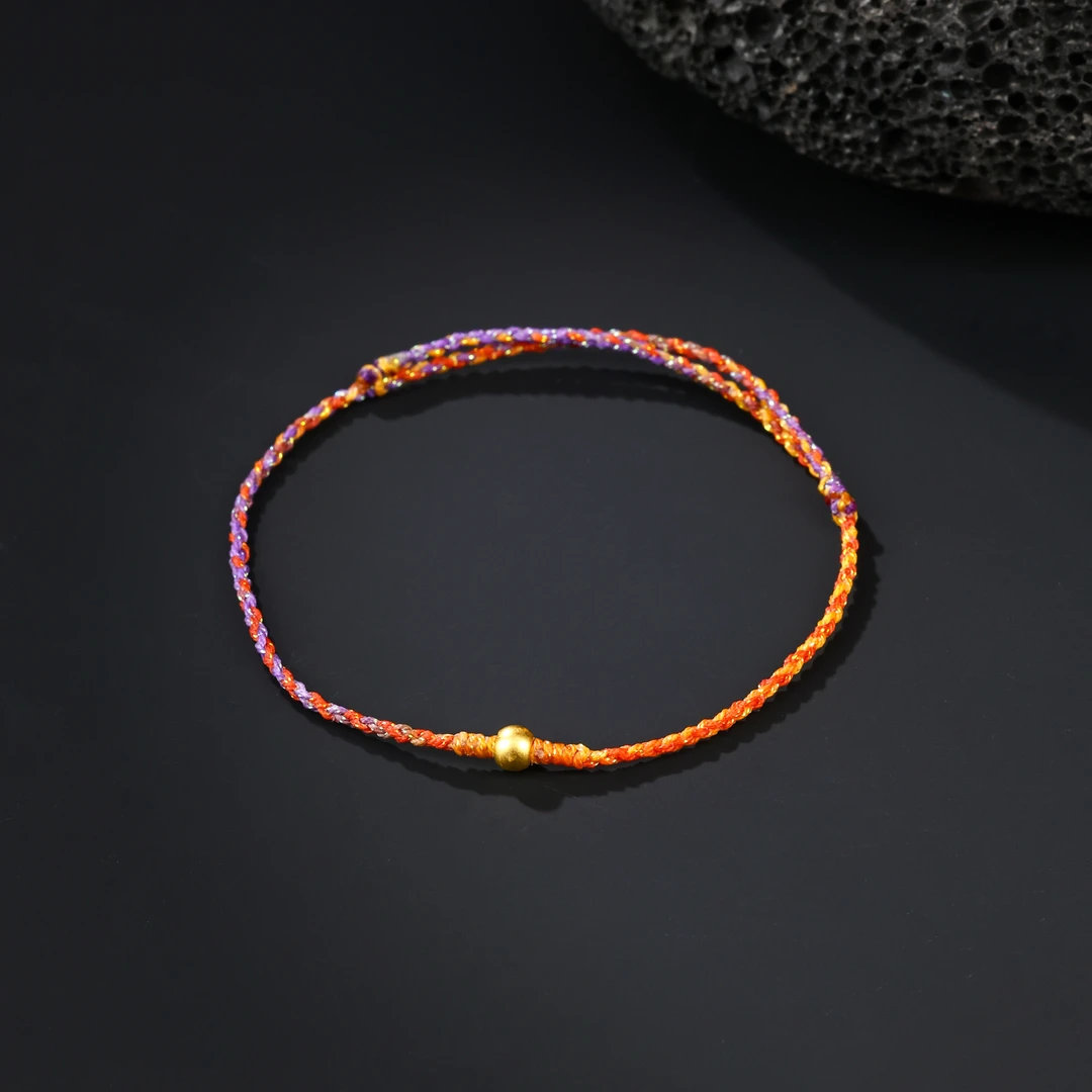 TA10-601九紫离火足金手绳（一件）