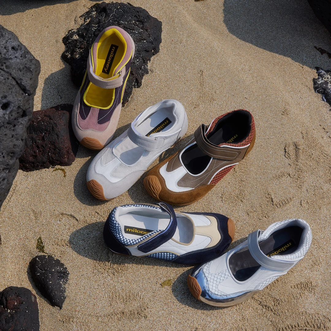 迷失麋鹿【丑萌运动玛丽珍】内增高6cm复古运动鞋