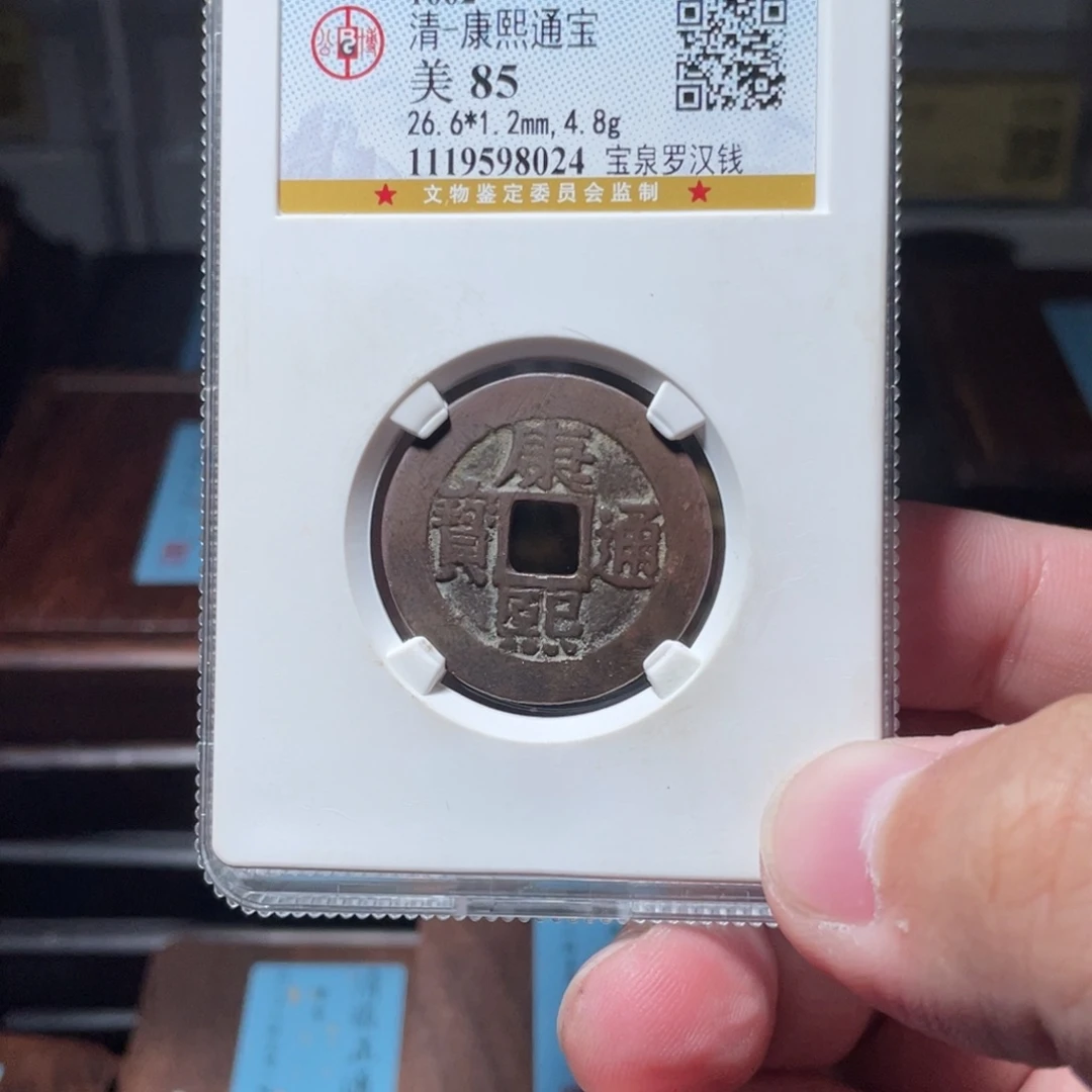 是***呀铜琳琅古泉康熙罗汉8024