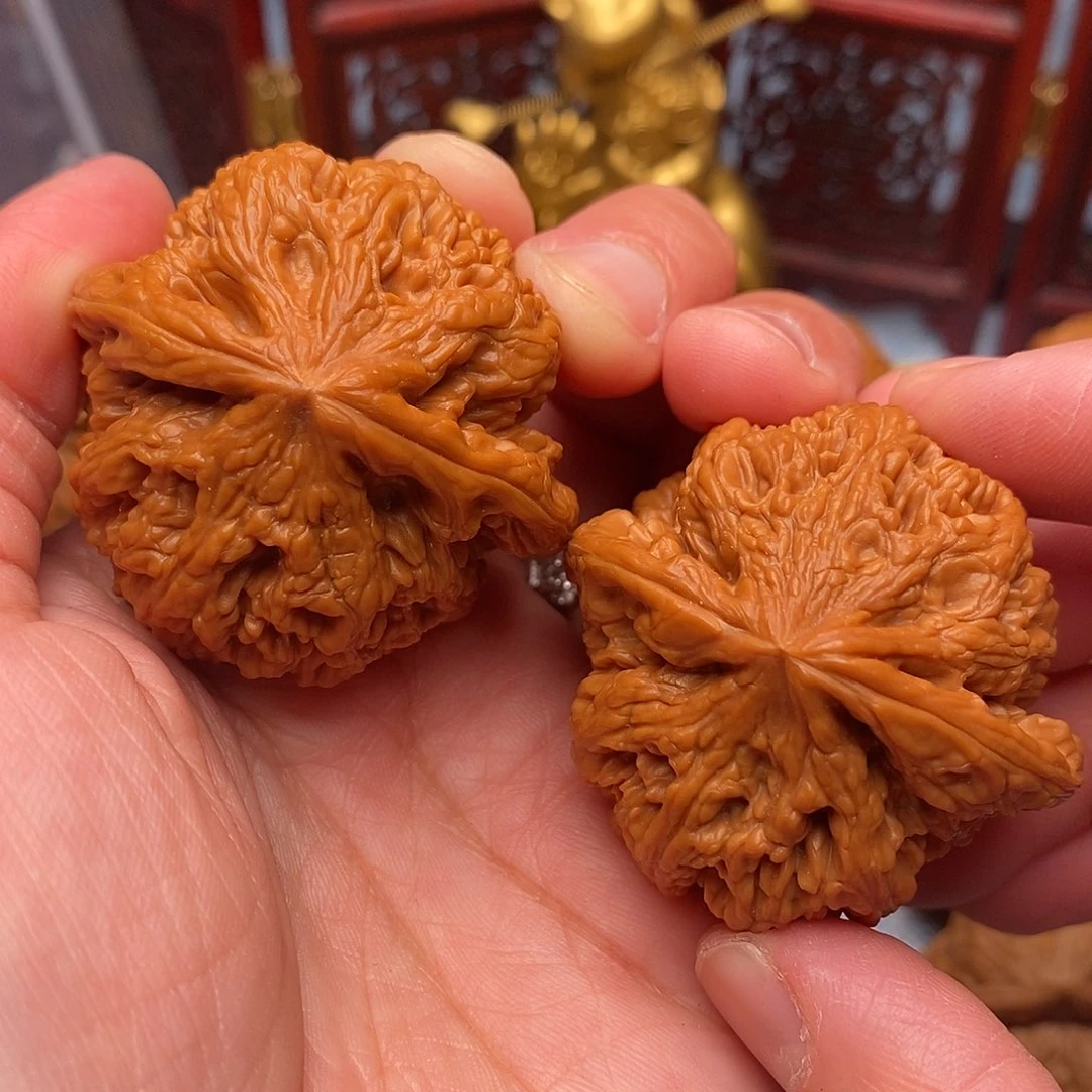 文玩核桃把件全品毕业粗筋43尺