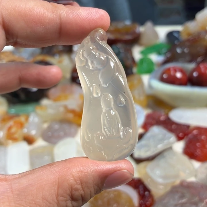 未镶嵌吊坠(不含链)玛瑙/玉髓