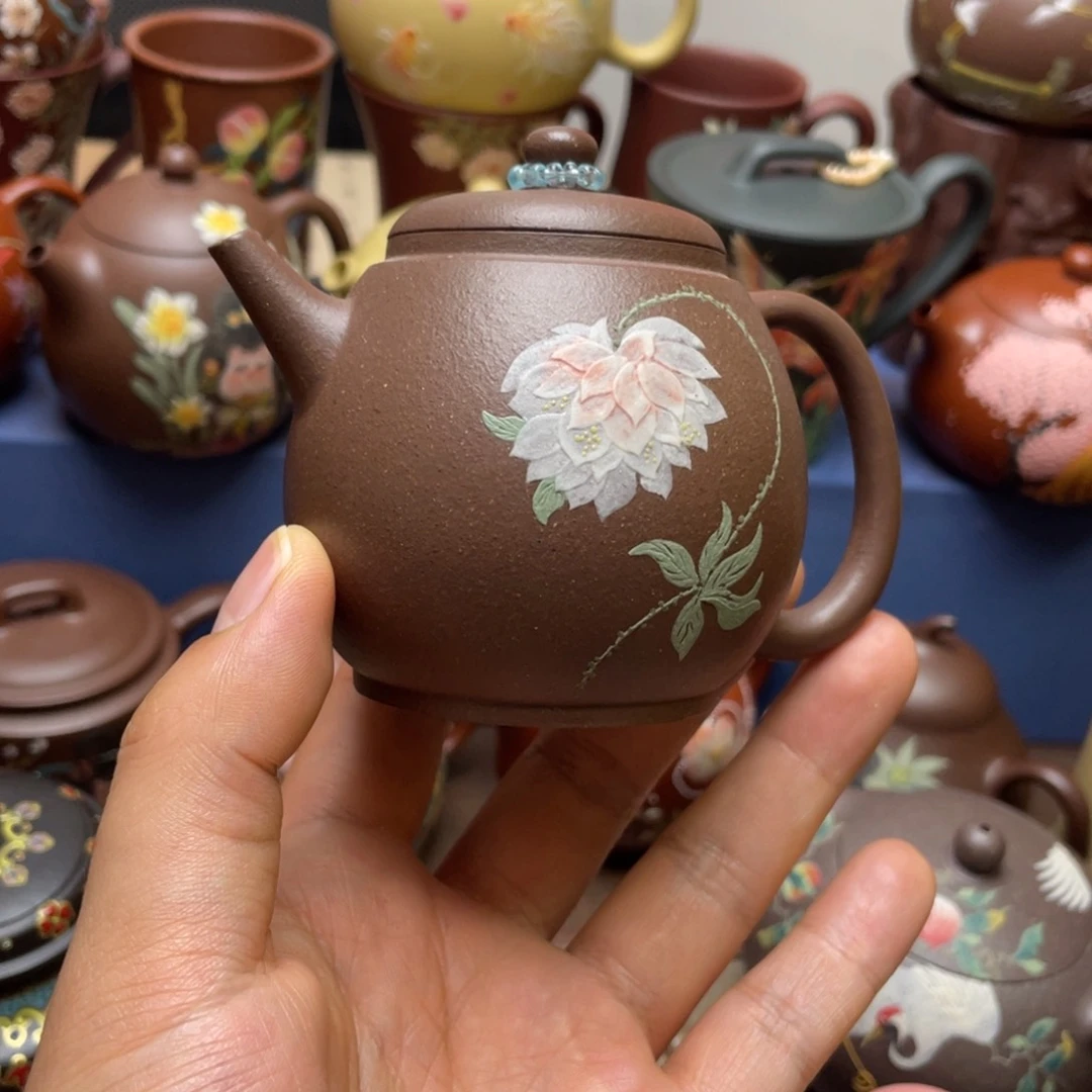 茶杯紫泥紫砂茶壶150cc