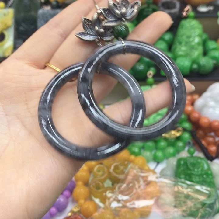 翡翠未镶嵌颈饰耳饰31