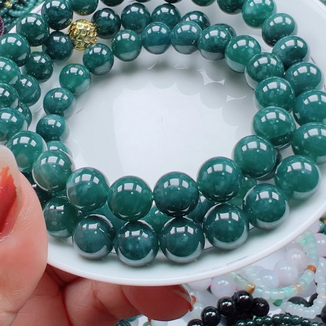 未镶嵌手链翡翠翡翠