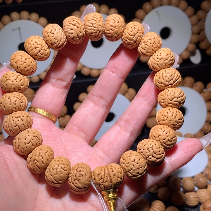 桃核手串树王纽扣手持