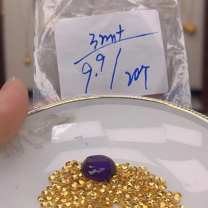 银S925镶嵌颈饰紫晶紫晶925镶嵌213