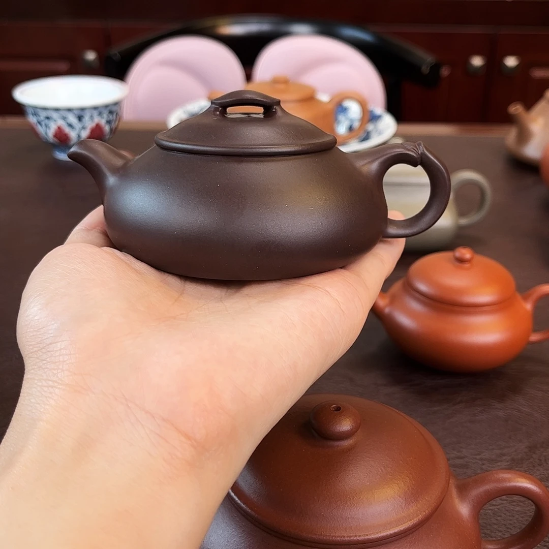 茶壶紫砂半手精工简笠