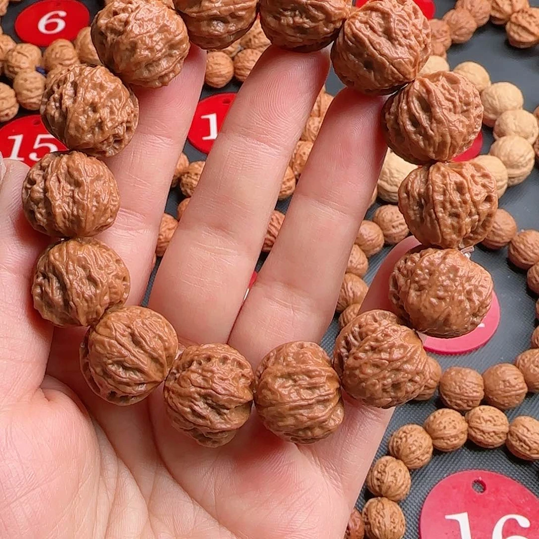 文玩核桃手串麒麟磨盘