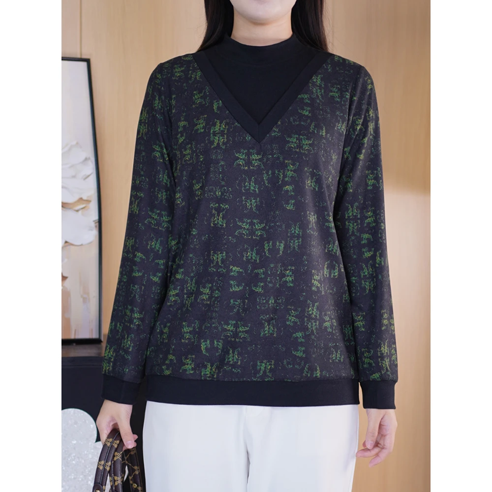 高级感卫衣秋冬内搭休闲显瘦衣服胖妹妹加大码女装休闲上档次上衣