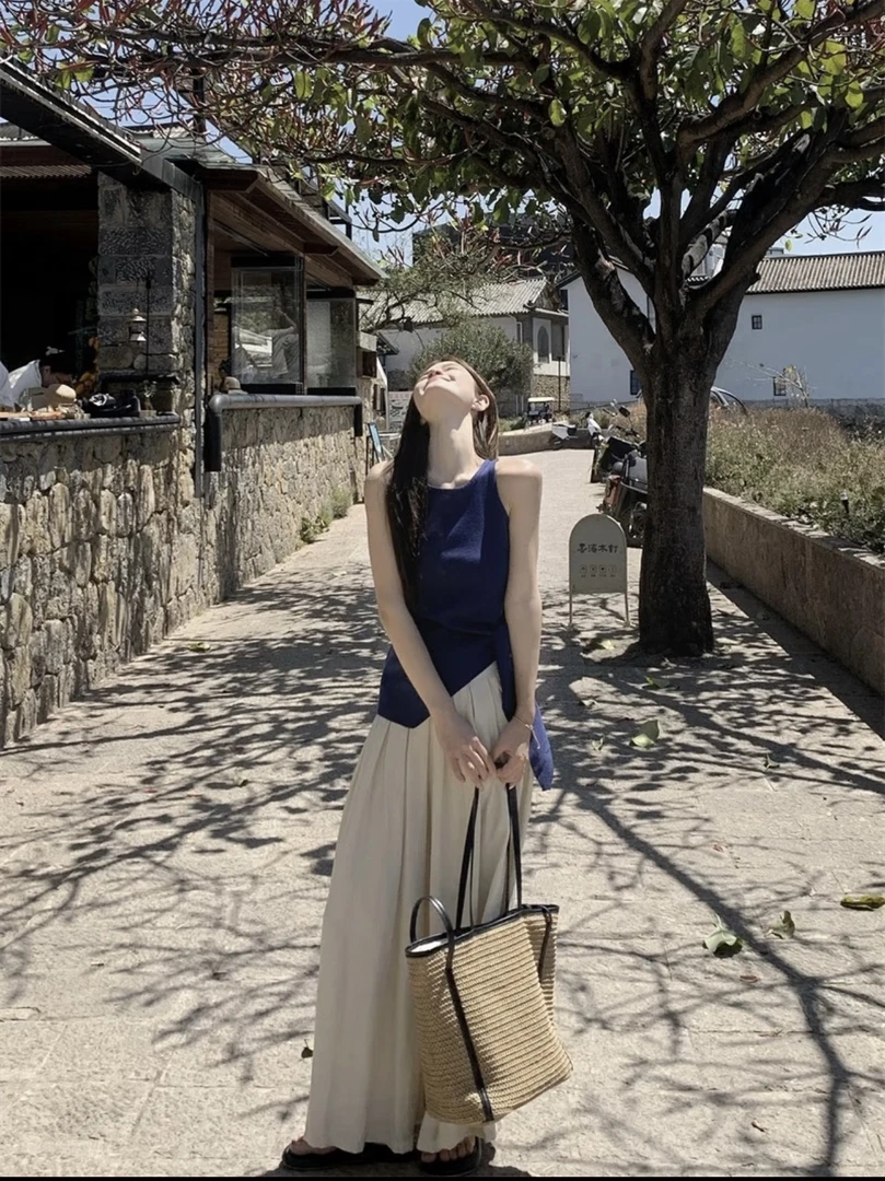 【木木家】新款设计感气质显瘦女装上衣套装（四号链接）