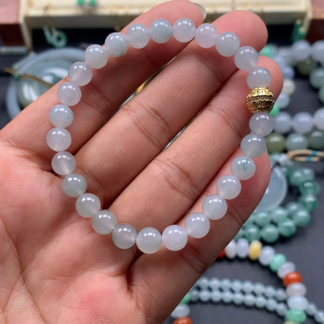 未镶嵌手链翡翠手串