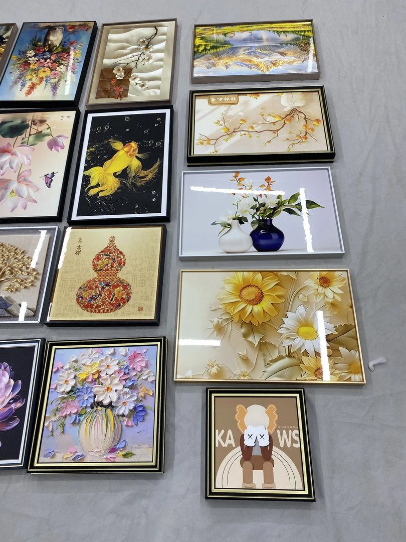 【微瑕疵】福利款向日葵葫芦荷花餐厅客厅装饰画