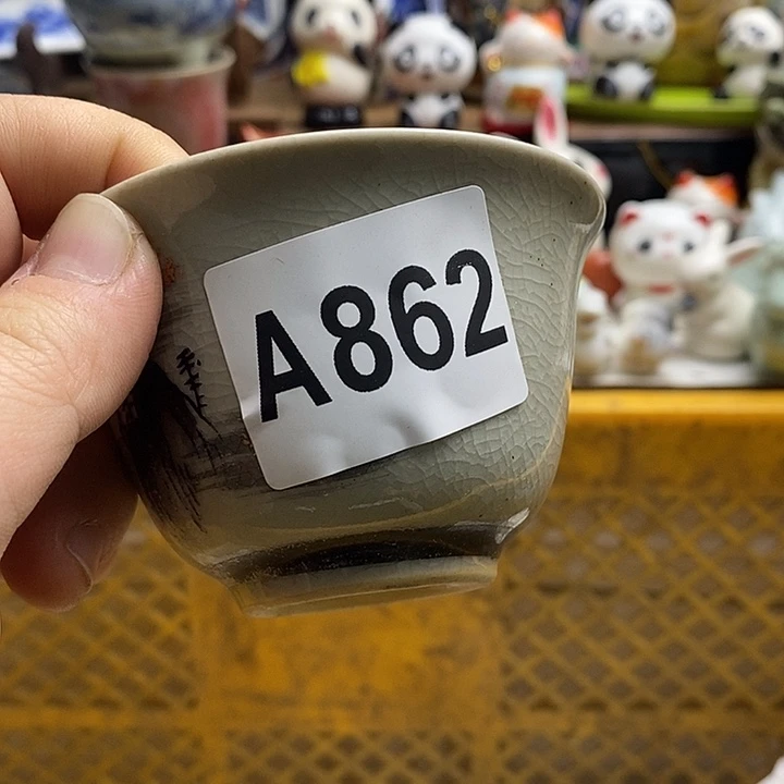 紫砂茶杯记*日本精品回流瓷器