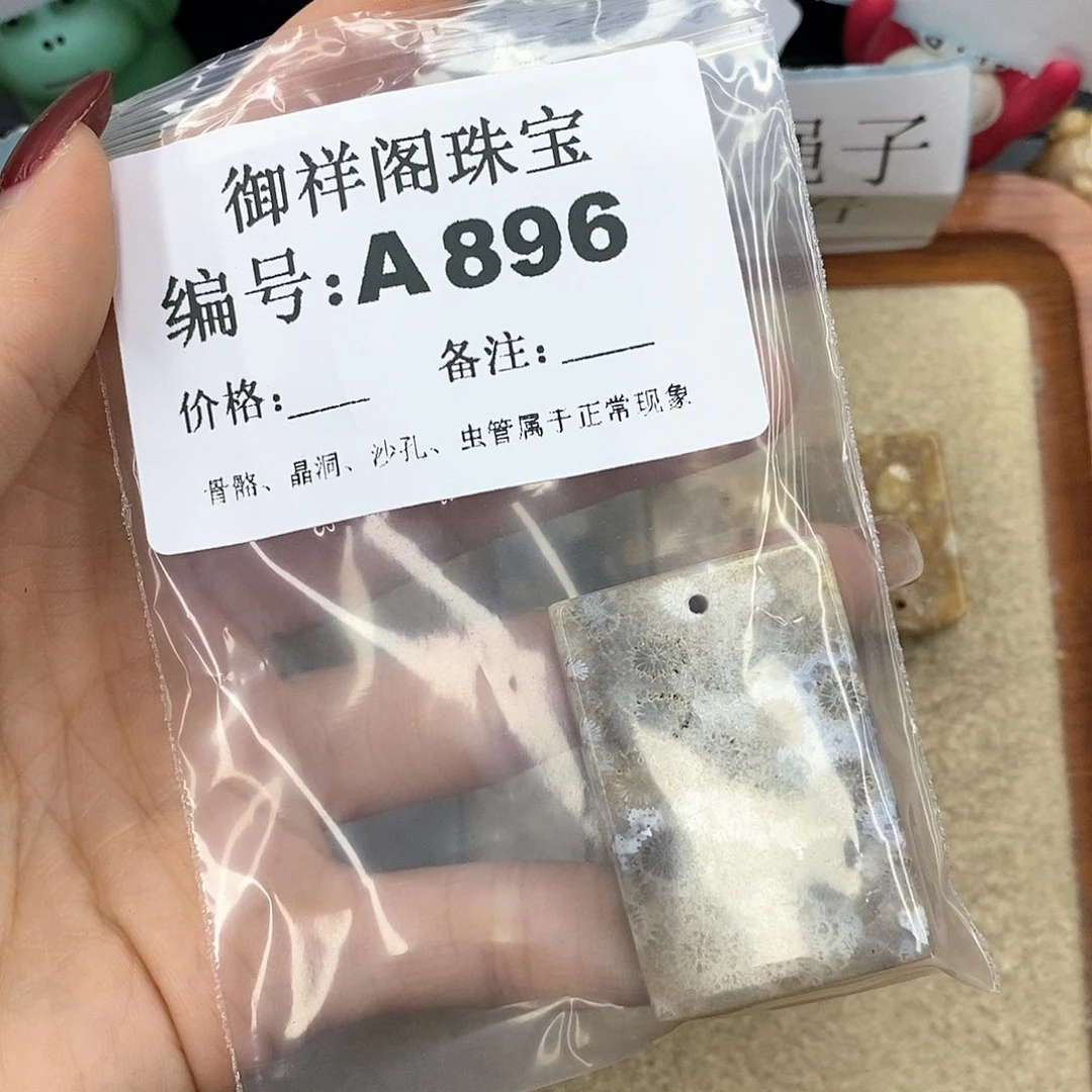硅化珊瑚（珊瑚玉）A866未镶嵌L***理