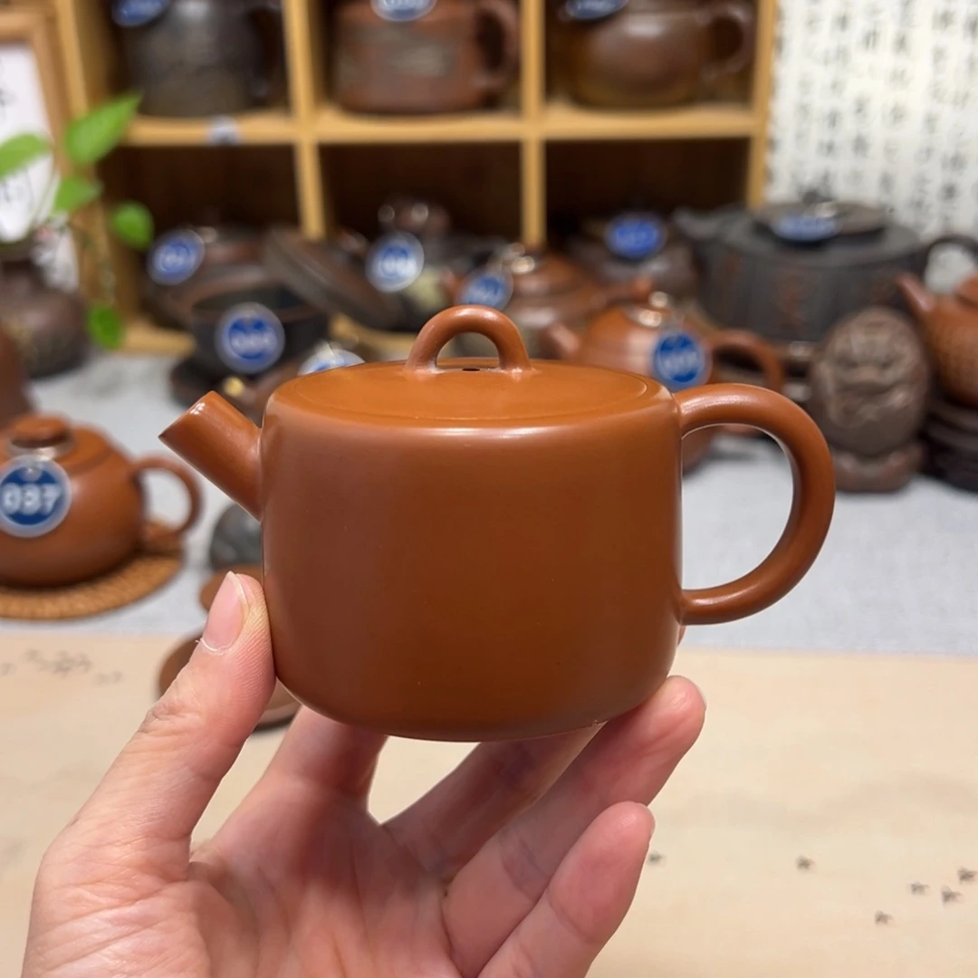 广西钦州坭兴陶炮嘴壶王130cc