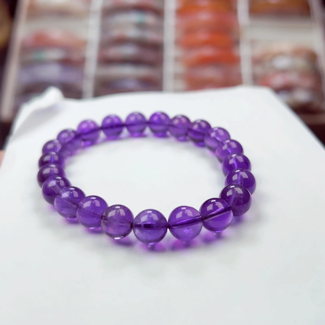 未镶嵌手串紫晶手串