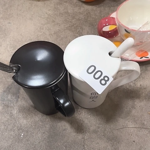 微瑕，不能明火，2套，配勺子，008