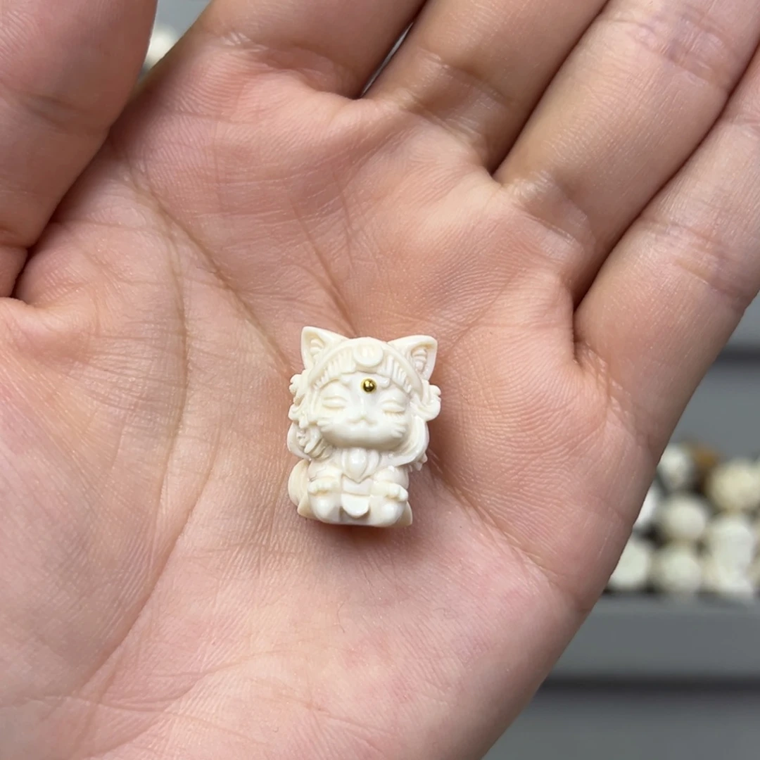 吊坠猛犸象牙15mm解忧兽搭配款