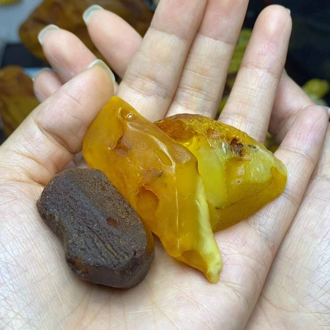 定制琥珀未镶嵌天****！胖