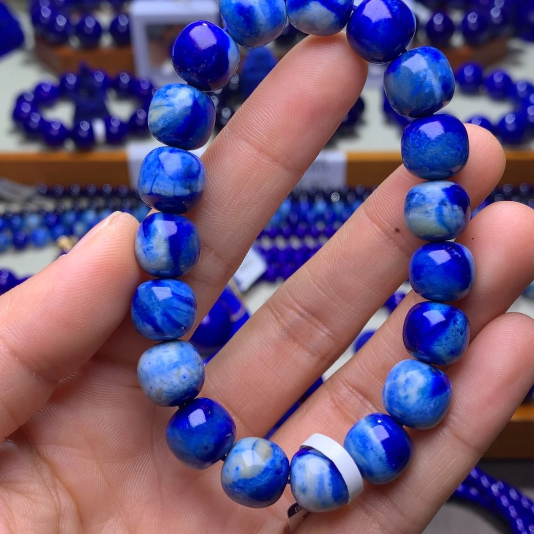 青金石手串未镶嵌10.5mm379