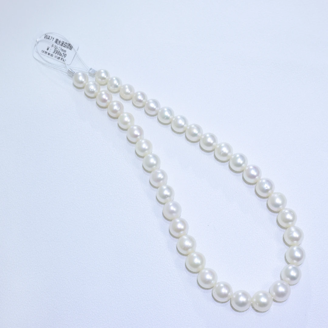 【钱妈妈真选店】WA21 海水澳白珍珠项链 11-13mm 多样性发一
