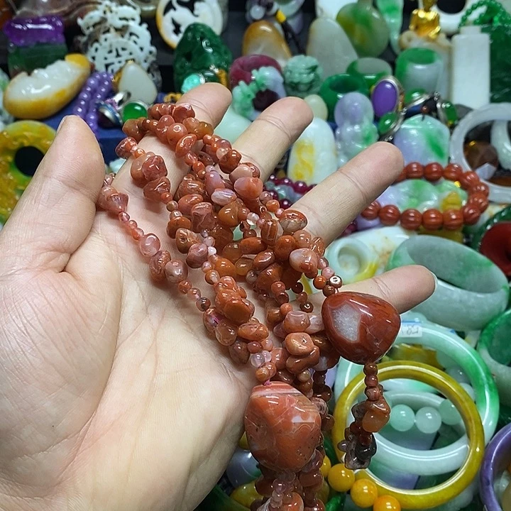 颈饰未镶嵌翡翠方*官方正规军回血放漏