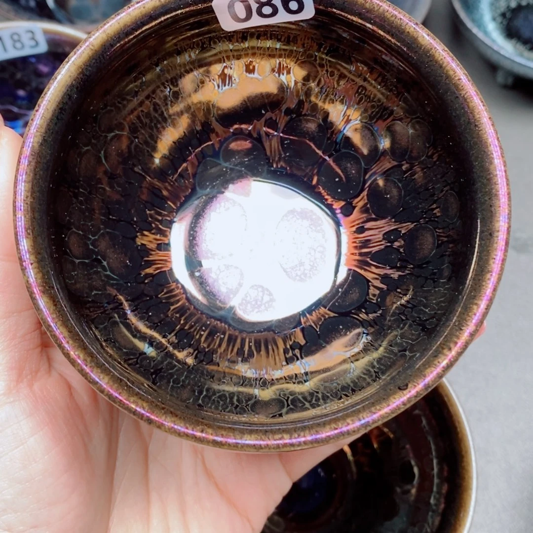 人***欢茶盏建窑建盏主人杯86