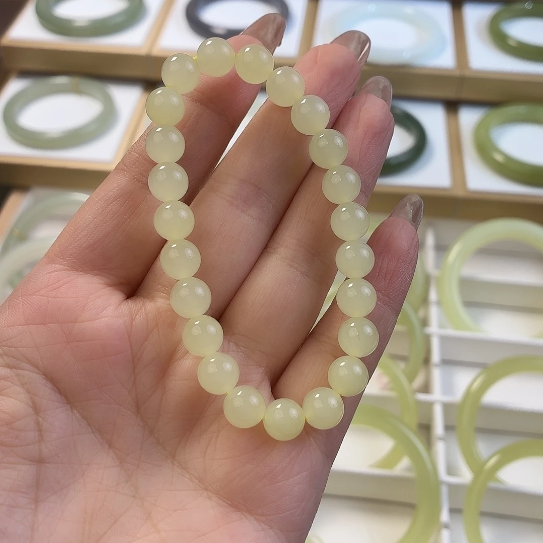 和田玉未镶嵌手串