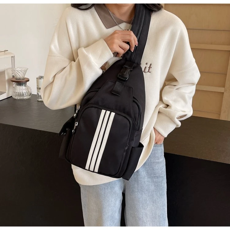 百搭轻便旅行小背包胸包女迷你双肩包防水牛津布多功能斜挎单肩包