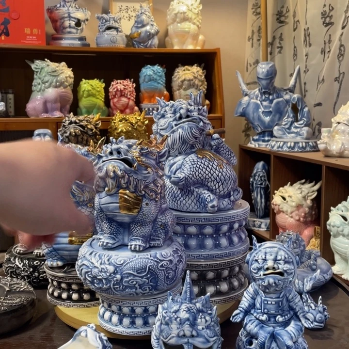 菩***心瓷片摆件1111111111111