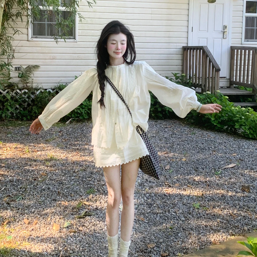 夏季新款纯欲慵懒风时尚洋气百搭休闲宽松显瘦上衣短裙两件套女