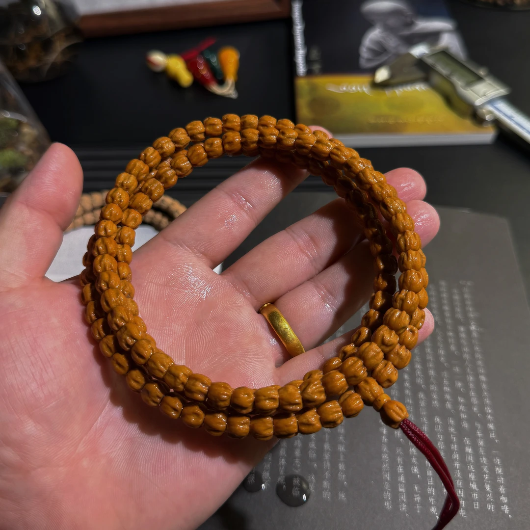 「寻龙诀」顺纹多棱龙脊方块热振百香籽 红皮水晶 皮质细腻