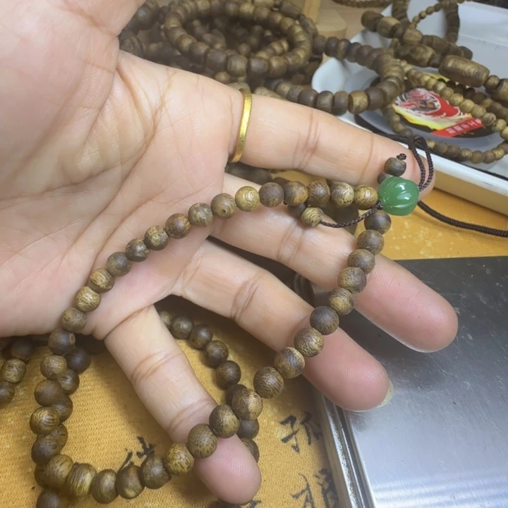 沉香沉香碎屑06手机链原汁原味