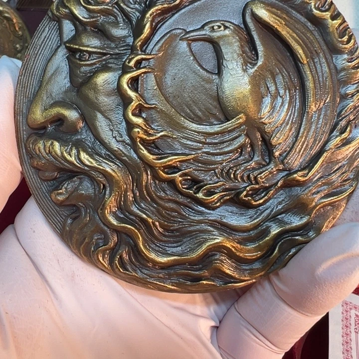 其他普通金属夸父铜章黄铜