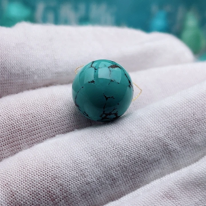 未镶嵌绿松石13.6mm