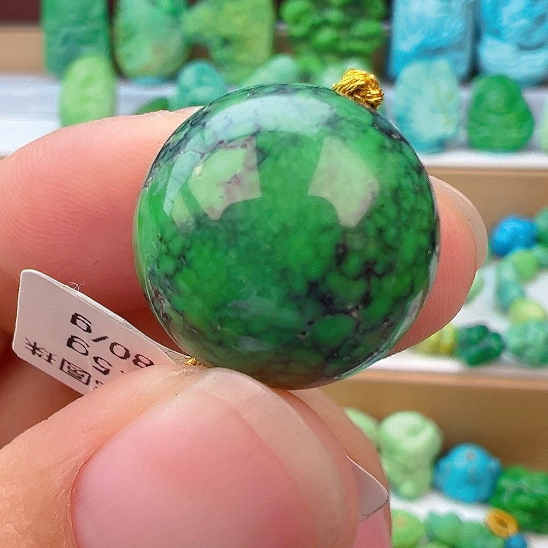 未镶嵌绿松石项链