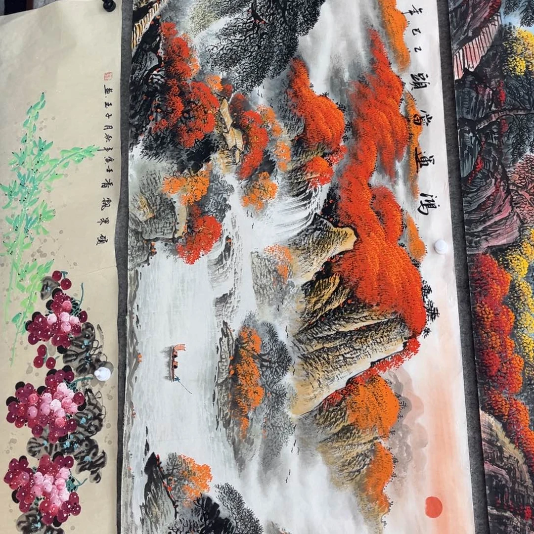 真***人国画明月的直播间666