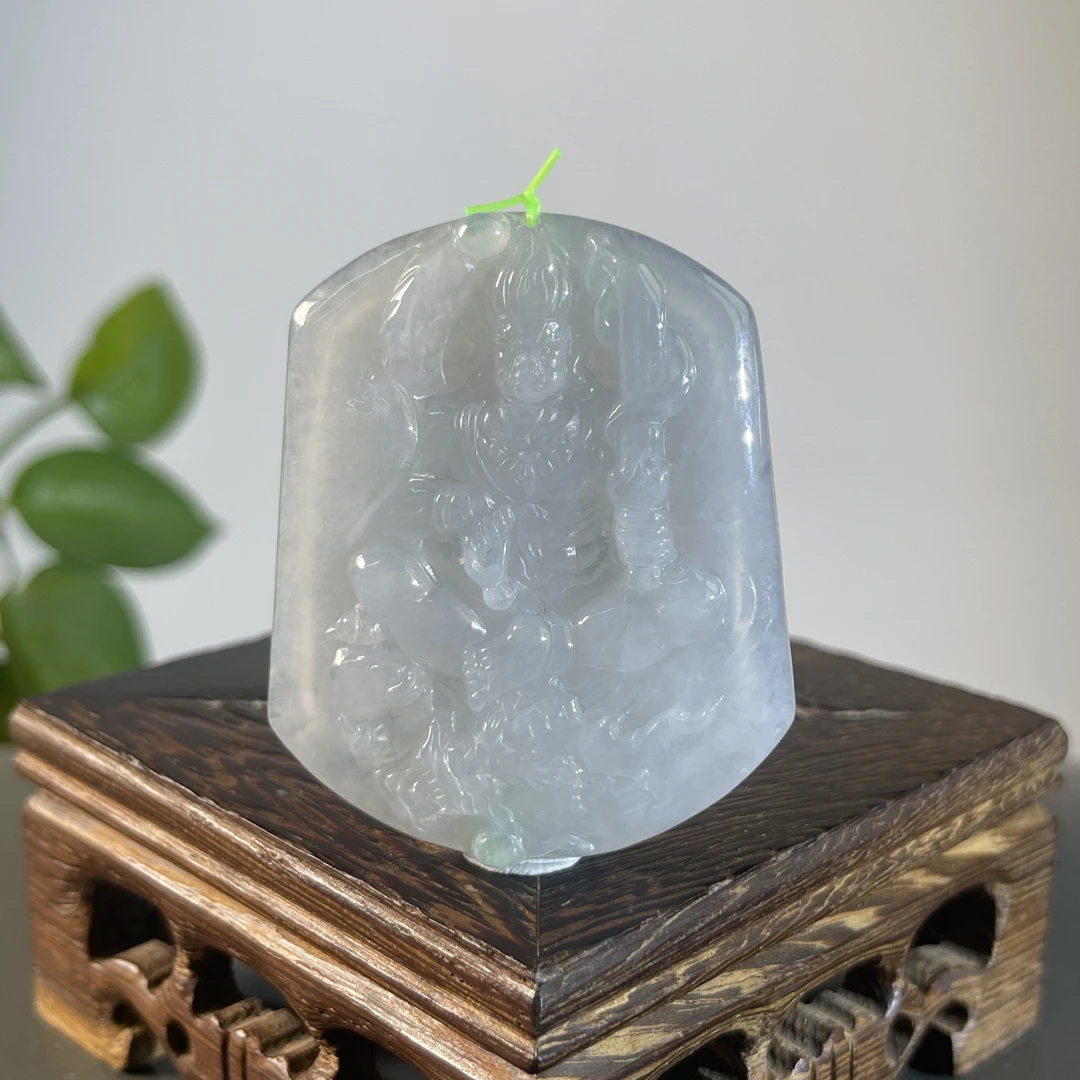 JYB29-89  天然缅甸A货翡翠  不动明王