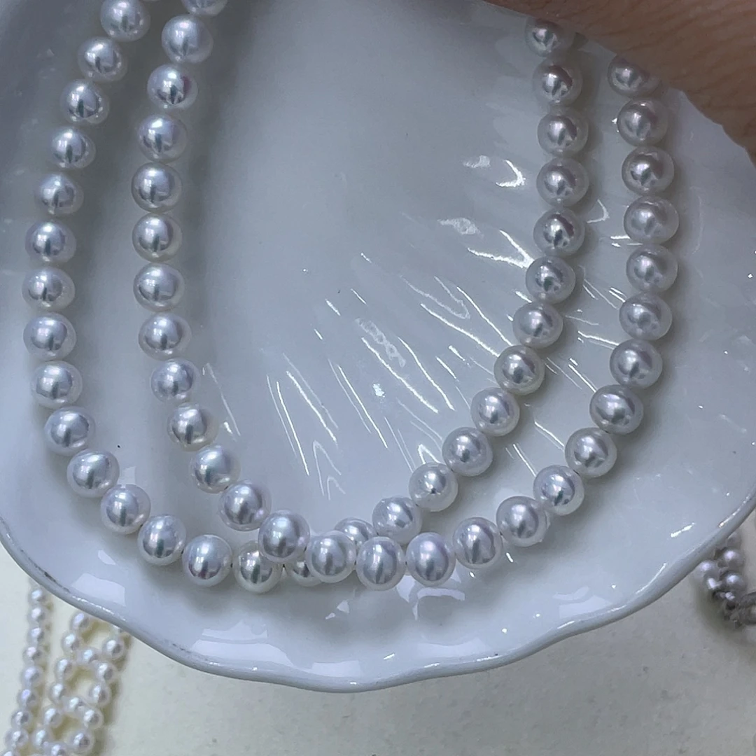 银S925镶嵌淡水珍珠颈饰