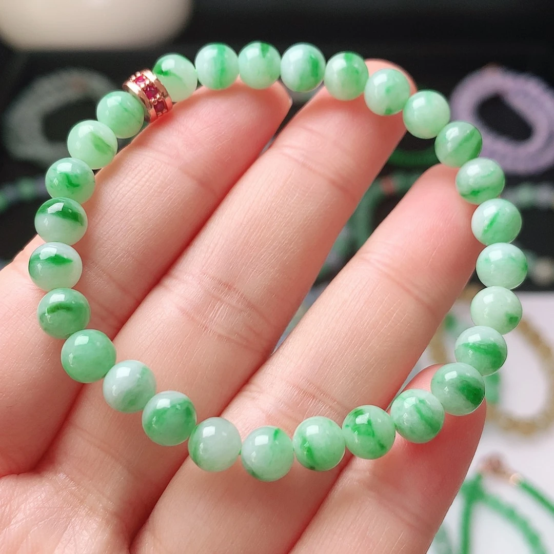 翡翠未镶嵌手链翡翠