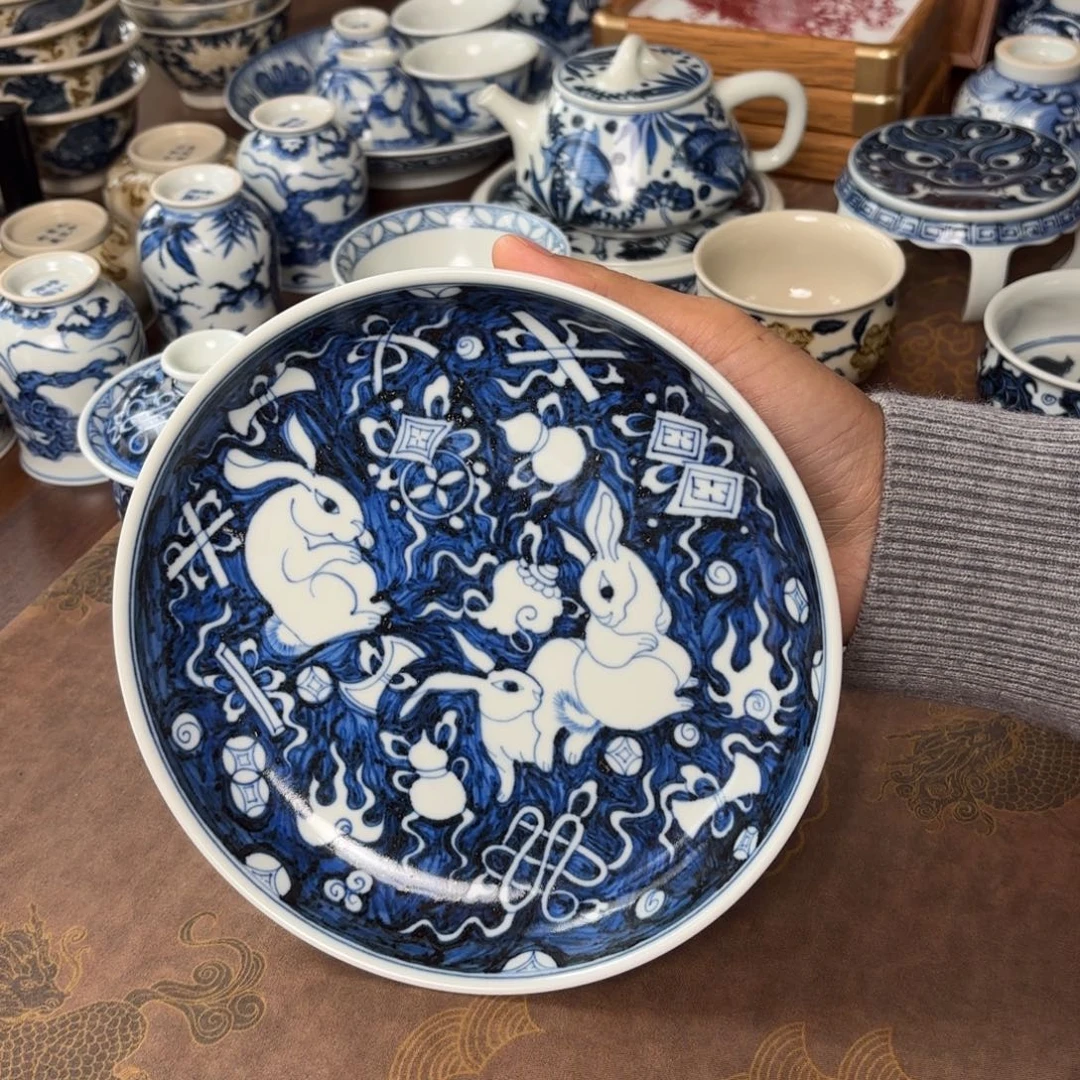 摆件景德镇手绘茶器