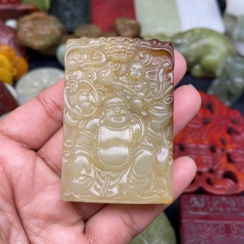 蛇纹石玉颈饰未镶嵌38