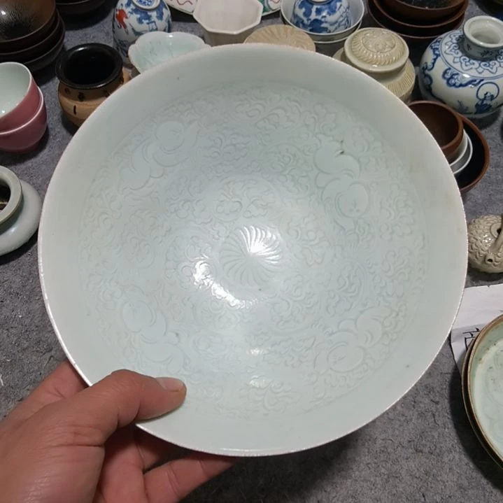 紫砂茶盘老*湖田窑小碗一个全品